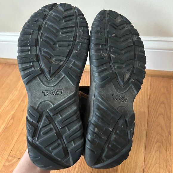 Teva Men’s Katavi 2 Outdoor Work Hiking Velcro Strap Sandals Brown Black Size 11 - Picture 5 of 7